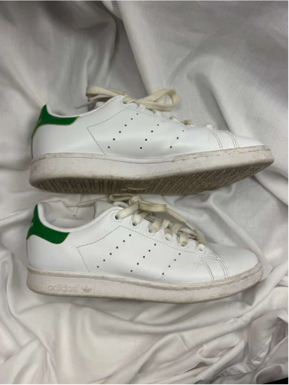 ⁠adidas Stan Smith White Fairway Green Sneakers 6 Low top court shoes Minimalist